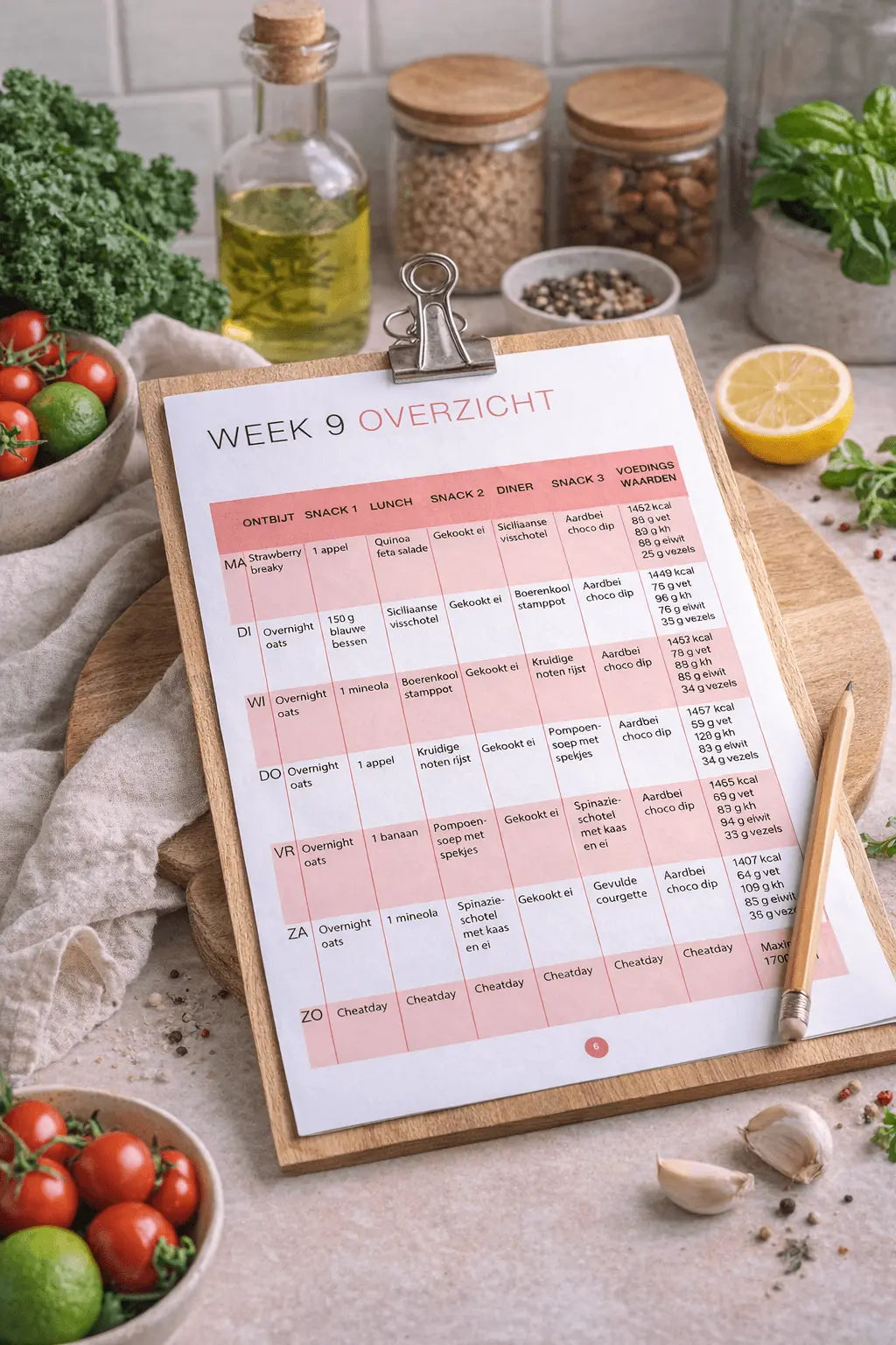 Koolhydraatarme weekmenu's met boodschappenlijst en recepten Makkelijk Afvallen
