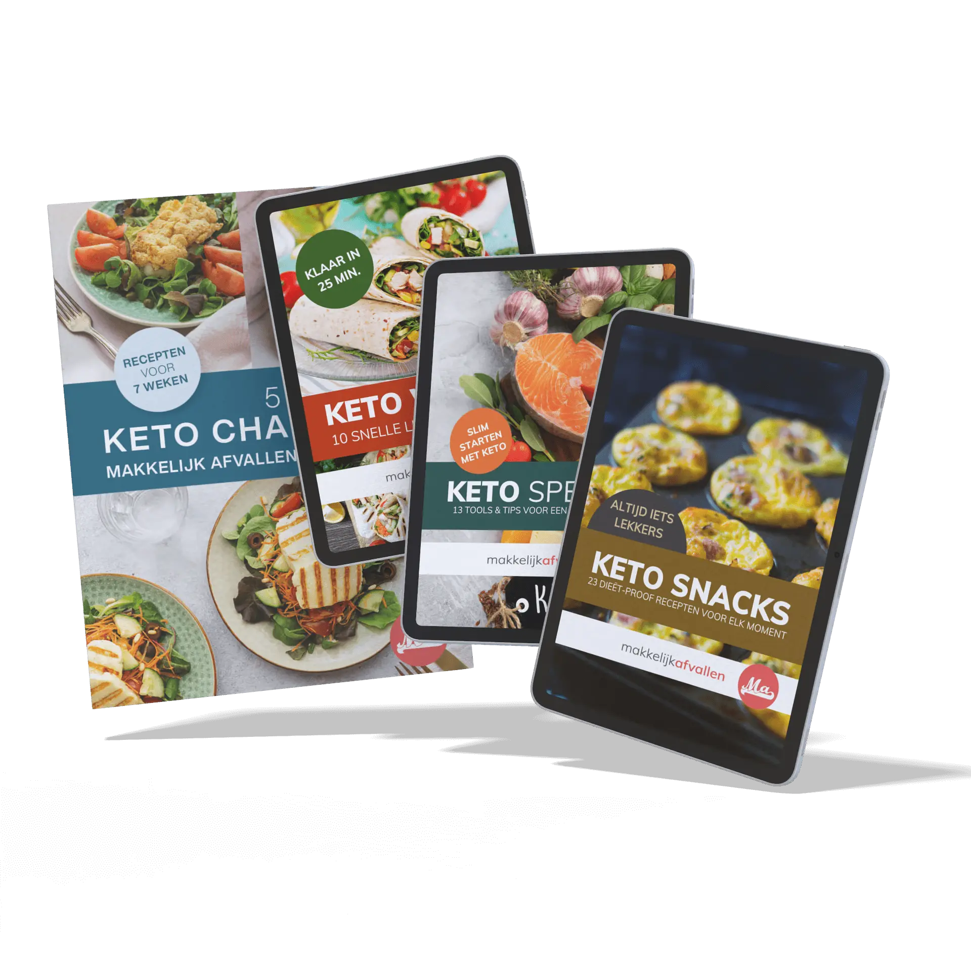 Keto Voordeelbundel, keto 50 dagen programma met 3 ebooks
