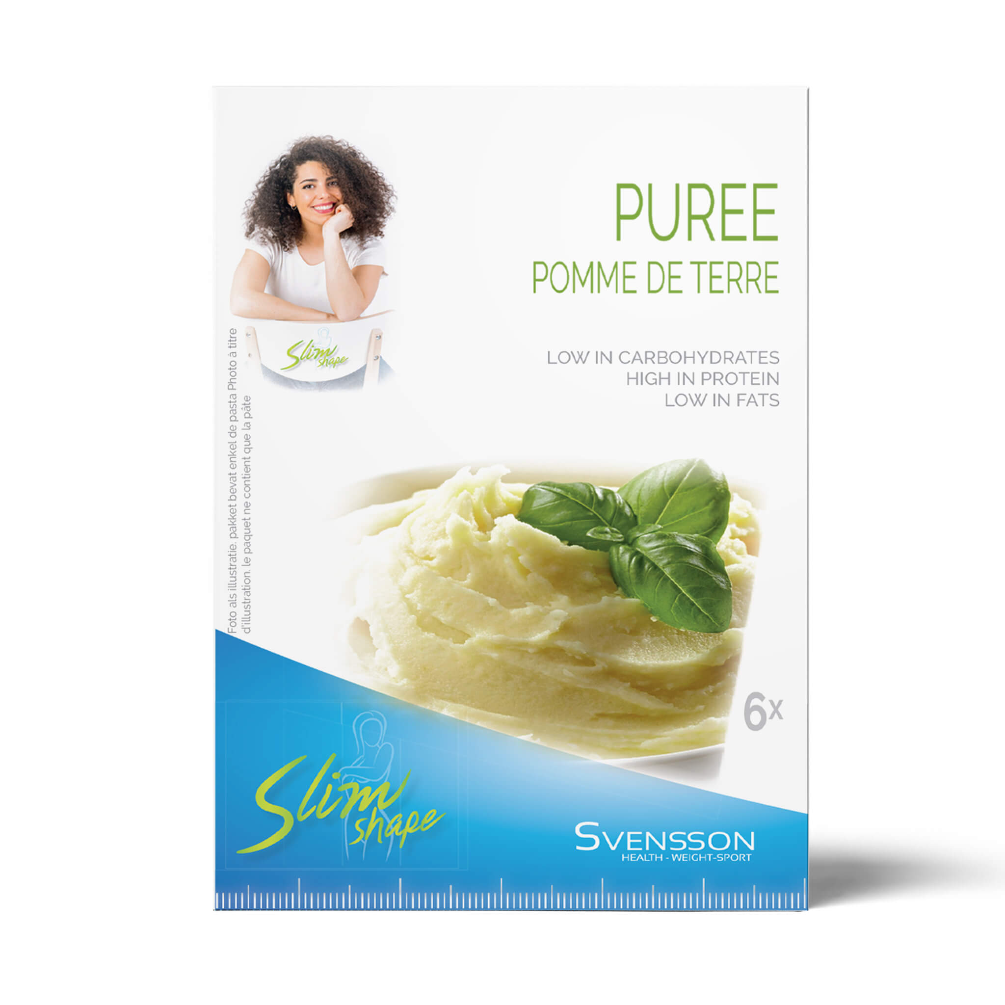 Eiwitrijke Aardappelpuree poederverpakking 150g — koolhydraatarm bijgerecht van Makkelijk Afvallen